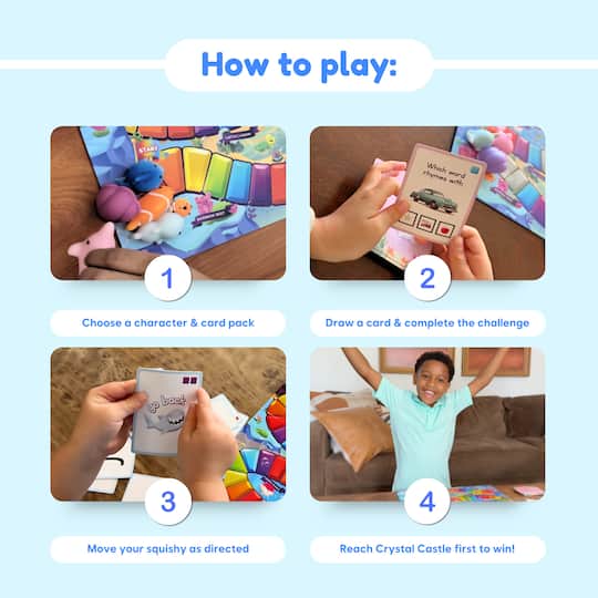 The Fidget Game SquishyLand Educational Game Set